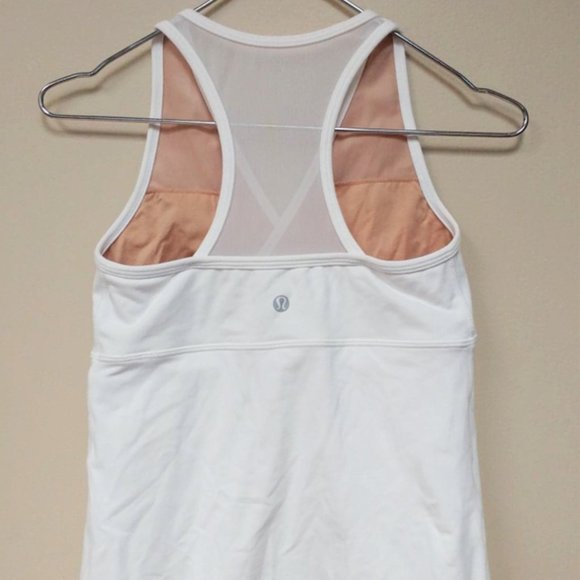 Lululemon White Size 2 Tank Top - Picture 3 of 5